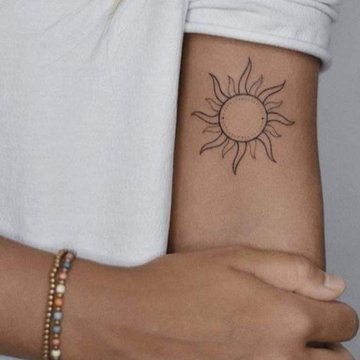 Sun tattoos