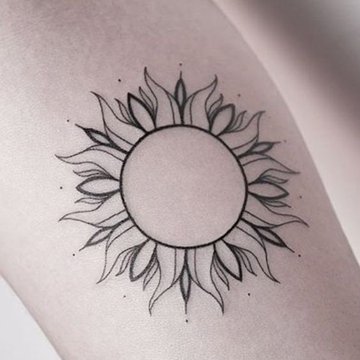 Sun tattoos