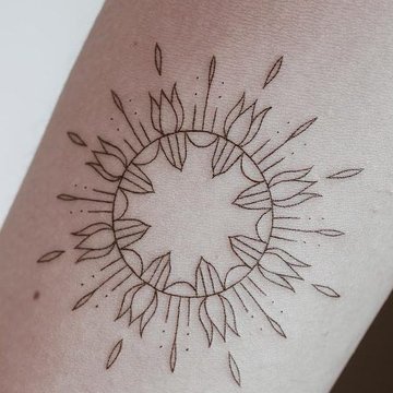 Sun tattoos