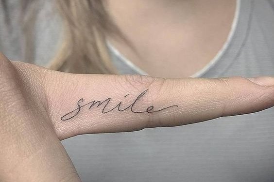 Tattoo op de vingers