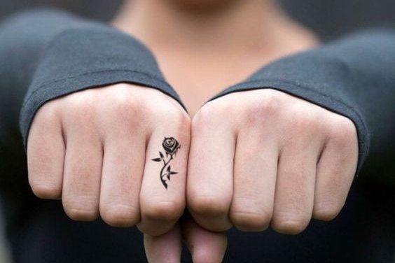 Finger tattoo