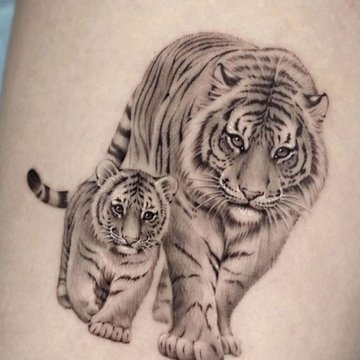 Tattoo Tijger