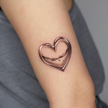Hart tatoeage