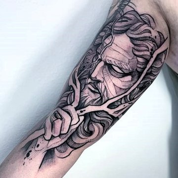 Zeus tattoo