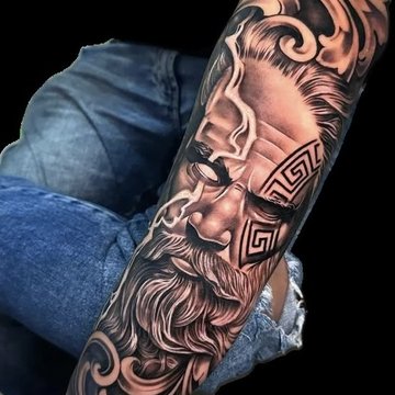 Zeus tattoo