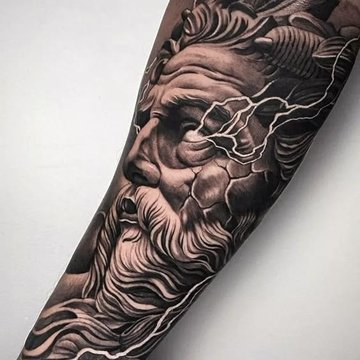 Zeus tattoo