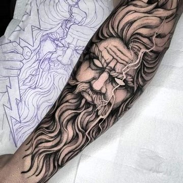Zeus tattoo