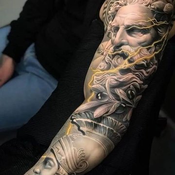 Zeus tattoo