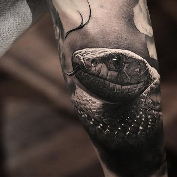 Slang tatoeage