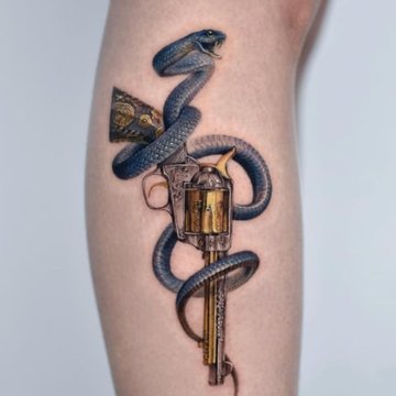 Slang tatoeage
