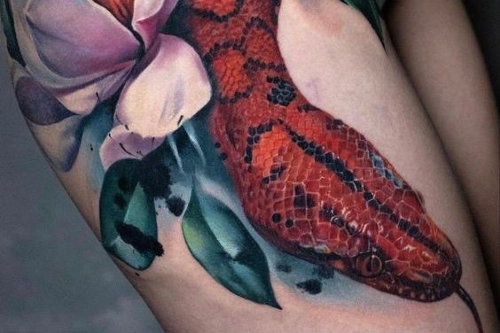 Slang tatoeage